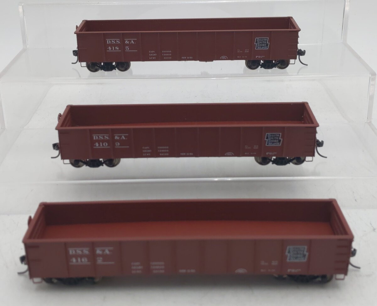 Accurail 37694 HO Duluth South Shore and Atlantic 41' Steel Gondola (Set of 3) NIB