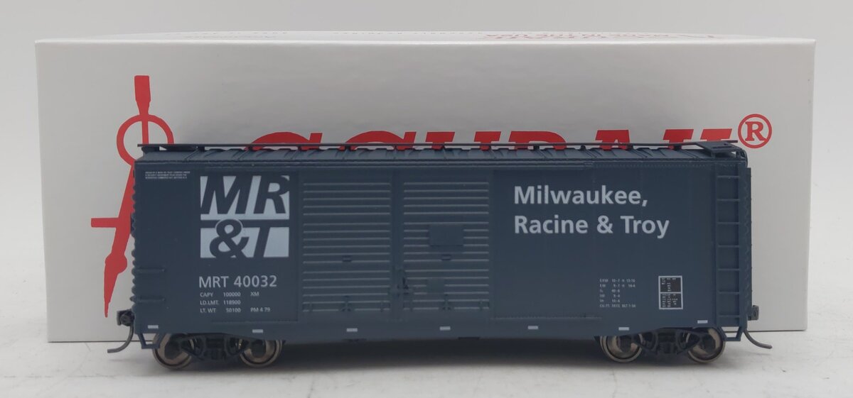 Accurail 84105 HO Milwaukee, Racine & Troy 40' Double Door Boxcar - Assembled NIB