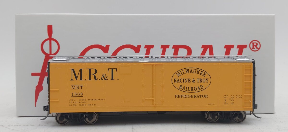 Accurail 84233 HO Scale MRT 40' Refrigerator Car #1568 NIB