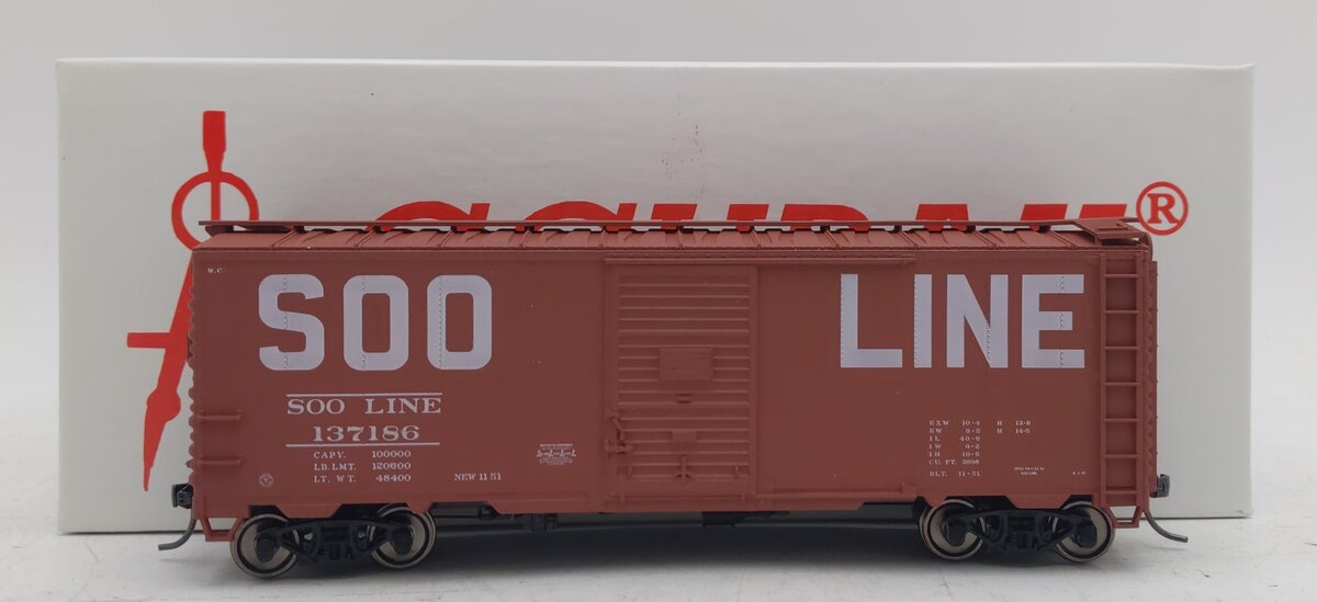 Accurail HO Soo Line Fond du Lac Billboard Boxcar #137186 NIB