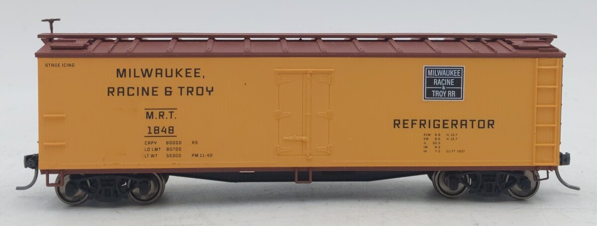 Accurail HO Scale MRT 40' Wood Refrigerator Car #1848 NIB