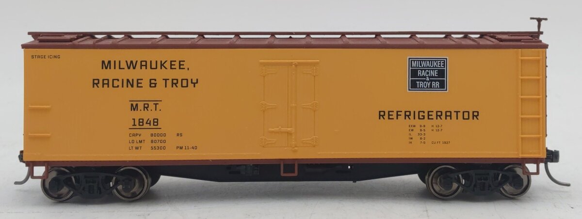 Accurail HO Scale MRT 40' Wood Refrigerator Car #1848 NIB