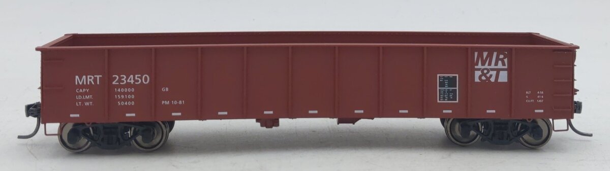 Accurail 84103 HO Milwaukee, Racine, & Troy 41-Foot Gondola #23450 NIB