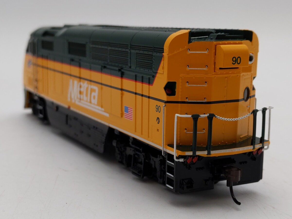 Athearn 64728 HO METX RTR F59PHI Diesel Locomotive with DCC & Sound #90 LN/Box