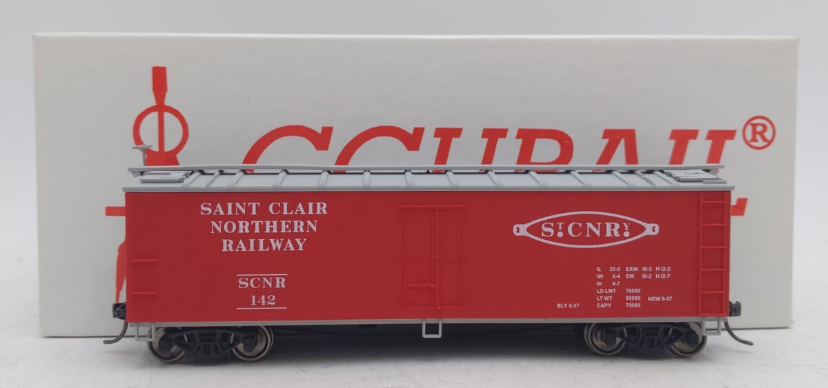 Accurail HO Scale Saint Clair Railway 40' Wood Refrigerator Car #142 LN/Box