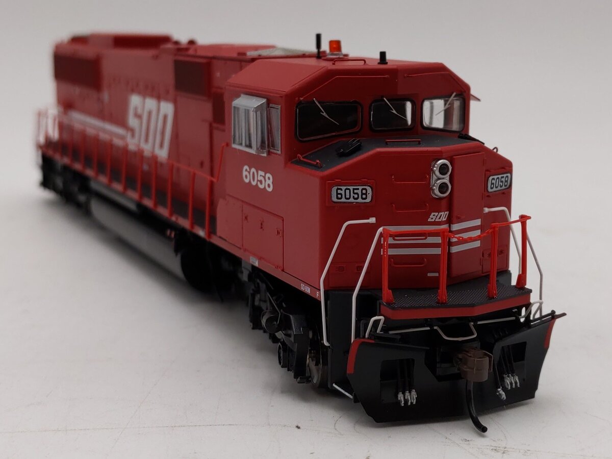 Athearn G75521 HO SOO Line SD60M Tri-Clops Diesel Locomotive #6058 w/ Sound EX/Box