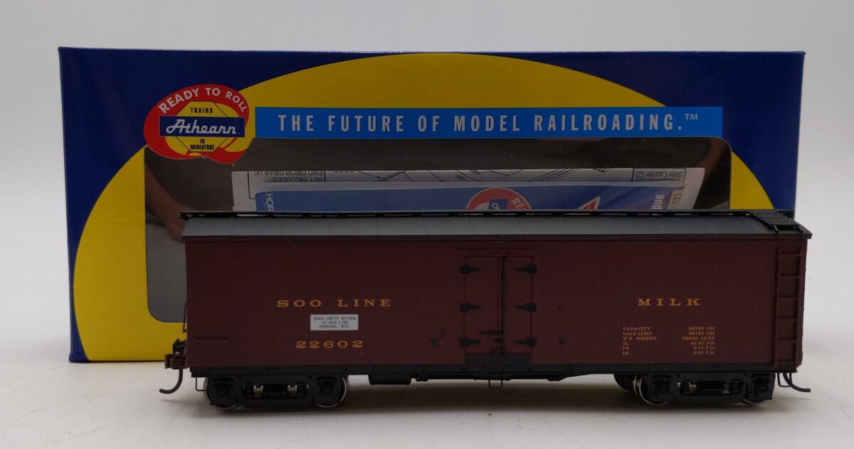 Athearn 84585 HO SOO Line RTR 40' Pfaudler Milk Car #2602 LN/Box