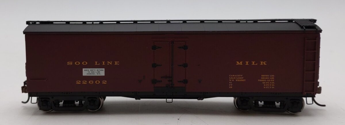 Athearn 84585 HO SOO Line RTR 40' Pfaudler Milk Car #2602 LN/Box