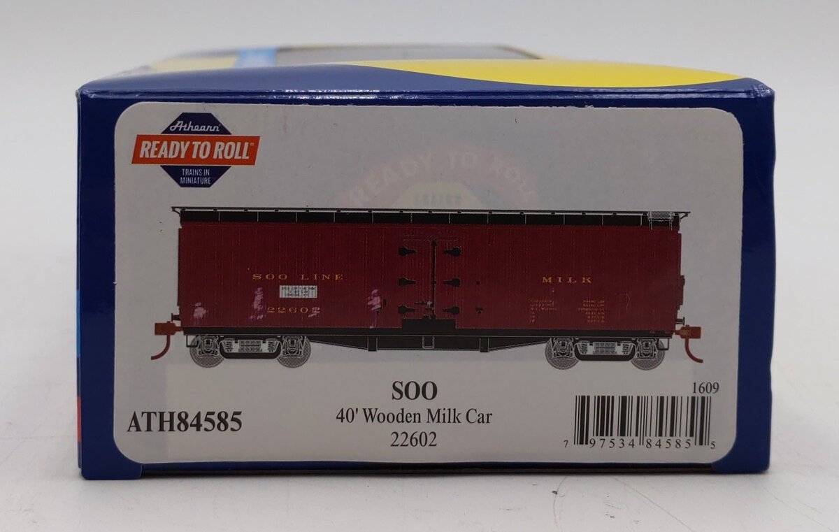 Athearn 84585 HO SOO Line RTR 40' Pfaudler Milk Car #2602 LN/Box