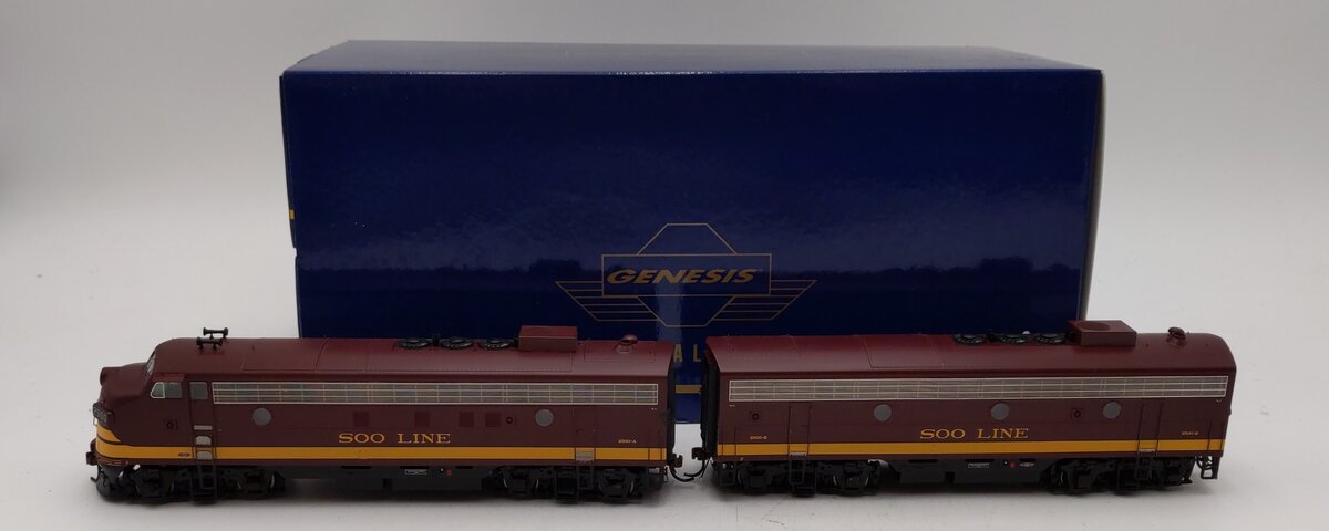 Athearn G22646 HO Soo Line (Passenger) FP7A/F7B wDCC & Sound, #2500A/B LN/Box