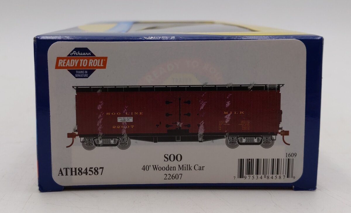 Athearn 84587 HO SOO Line RTR 40' Pfaudler Milk Car #2607 LN/Box