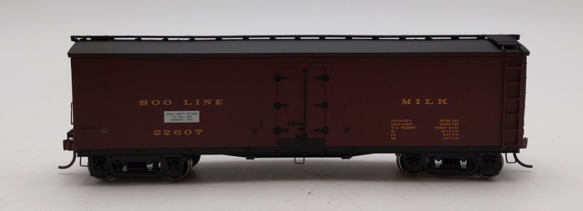 Athearn 84587 HO SOO Line RTR 40' Pfaudler Milk Car #2607 LN/Box