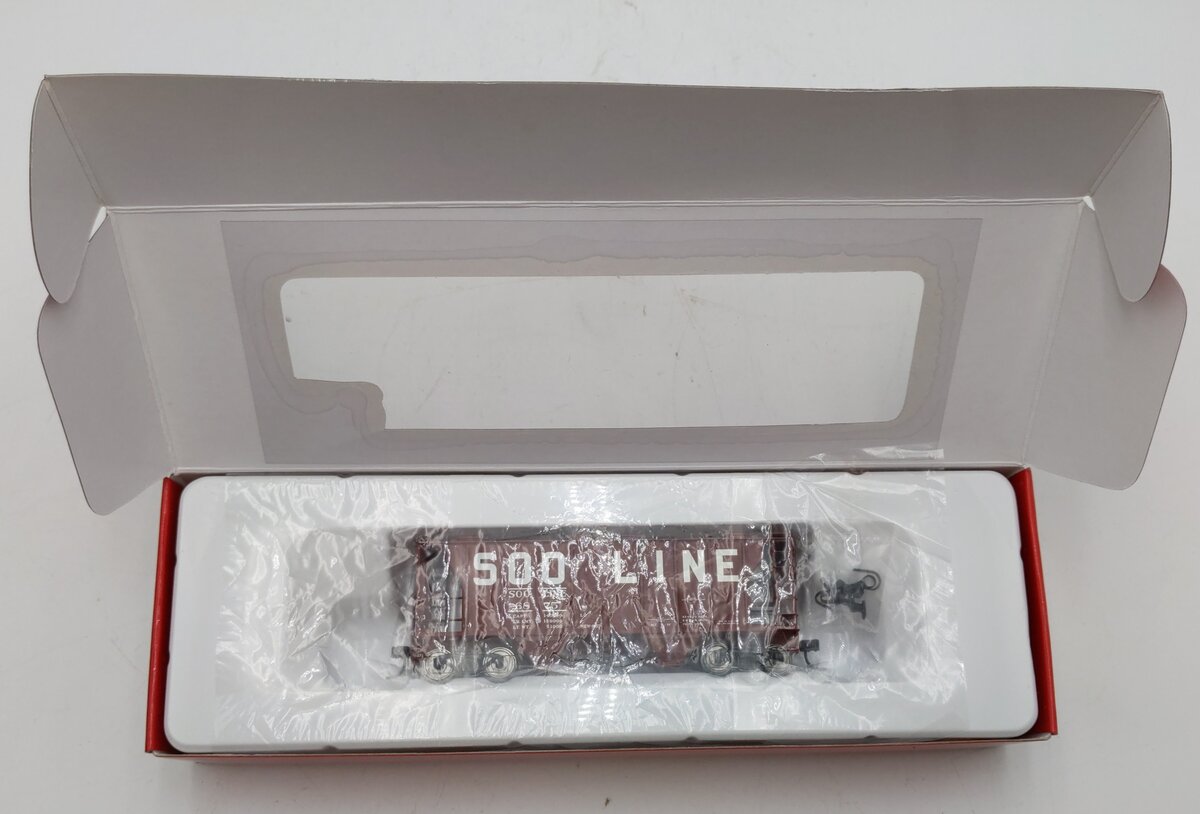 Atlas HO Scale SLHTS-4 SOO Line PS-2 2 Bay Covered Hopper Car #6875 MT/Box