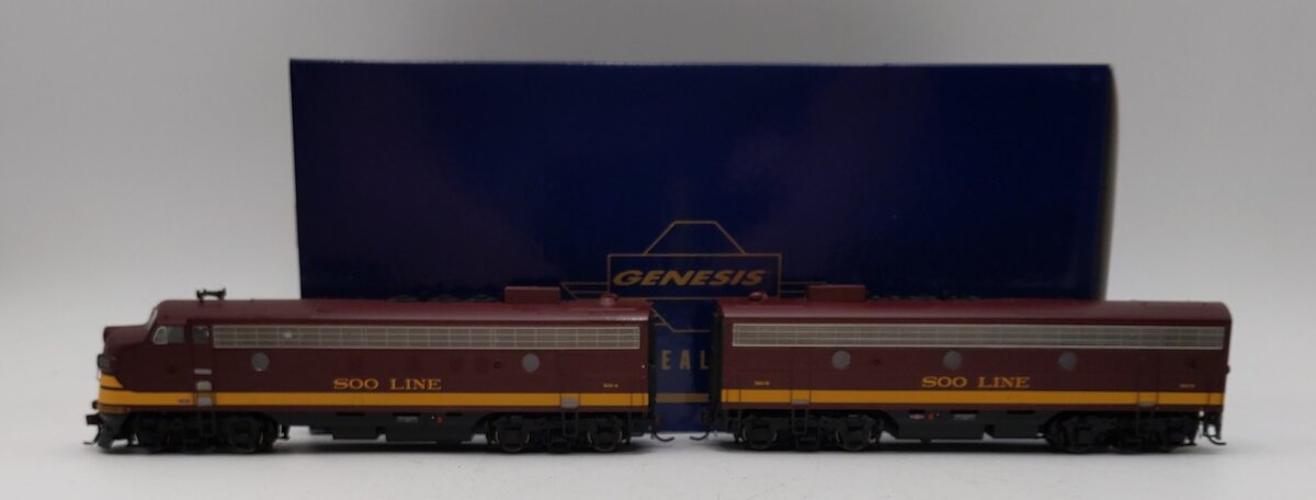 Athearn 22645 HO SOO Line FP7A/F7B with DCC & Sound Passenger ##500A/B LN/Box