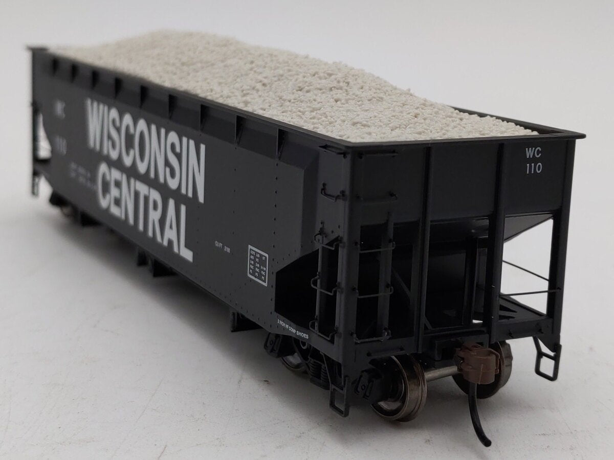 Athearn 7076 HO Wisconsin Central RTR 40' Offset Ballast Hopper with Load #110 LN/Box