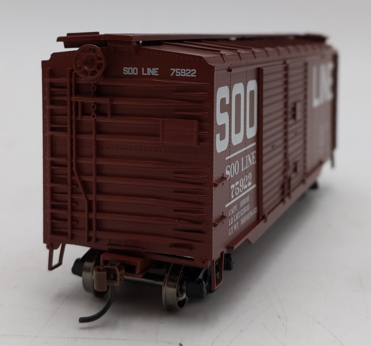Athearn 14741 HO Soo Line 40' Double Door Box Car RTR #75922 LN/Box
