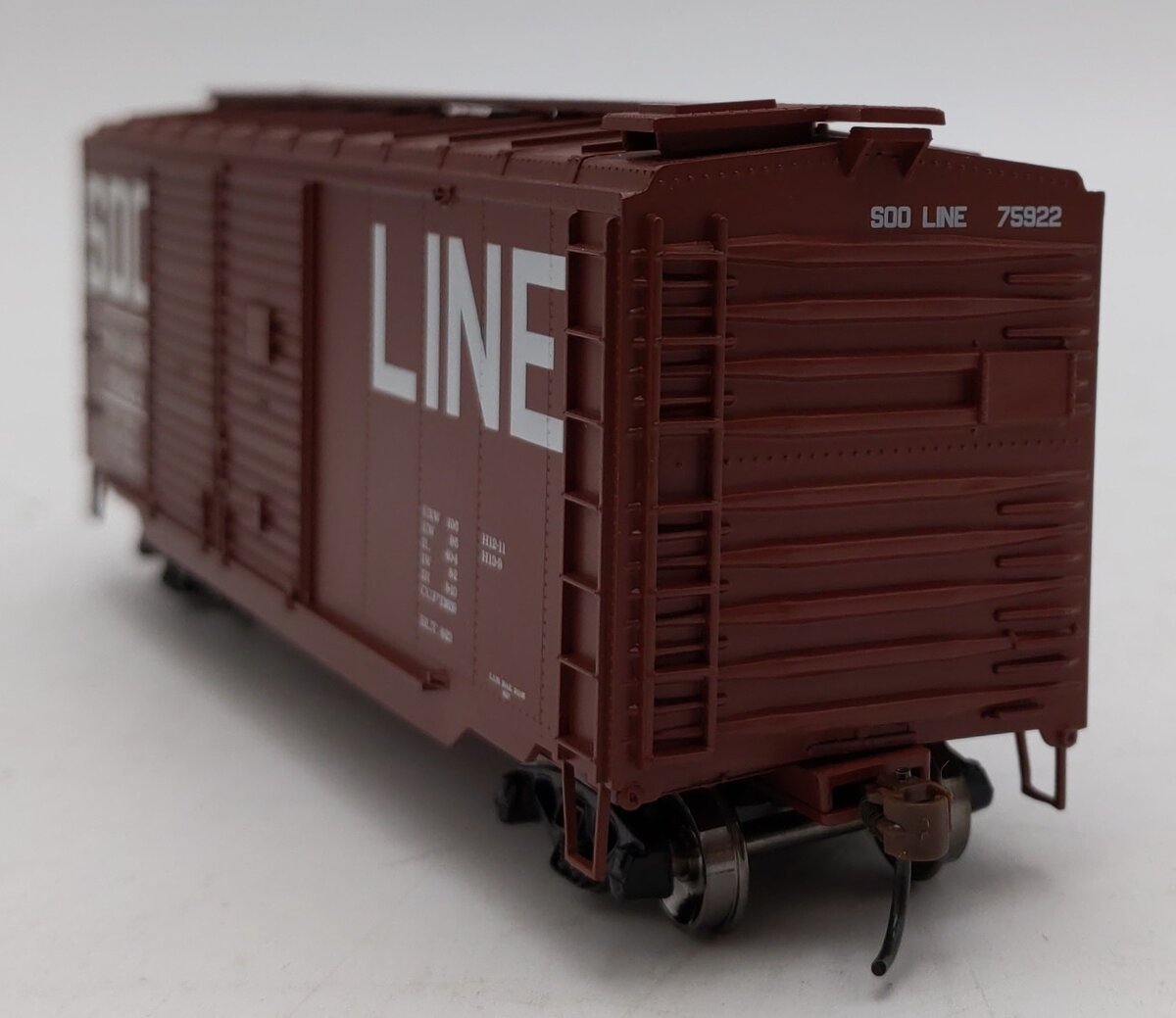 Athearn 14741 HO Soo Line 40' Double Door Box Car RTR #75922 LN/Box