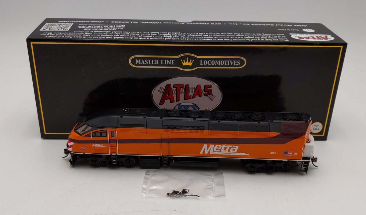 Atlas 10004160 HO Metra Gold MP-36 Diesel Locomotive #405 LN/Box