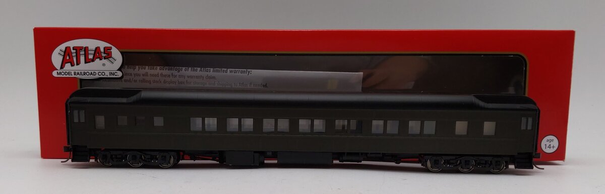 Atlas 20005880 HO Scale Unlettered 14 Section Pullman Sleeper