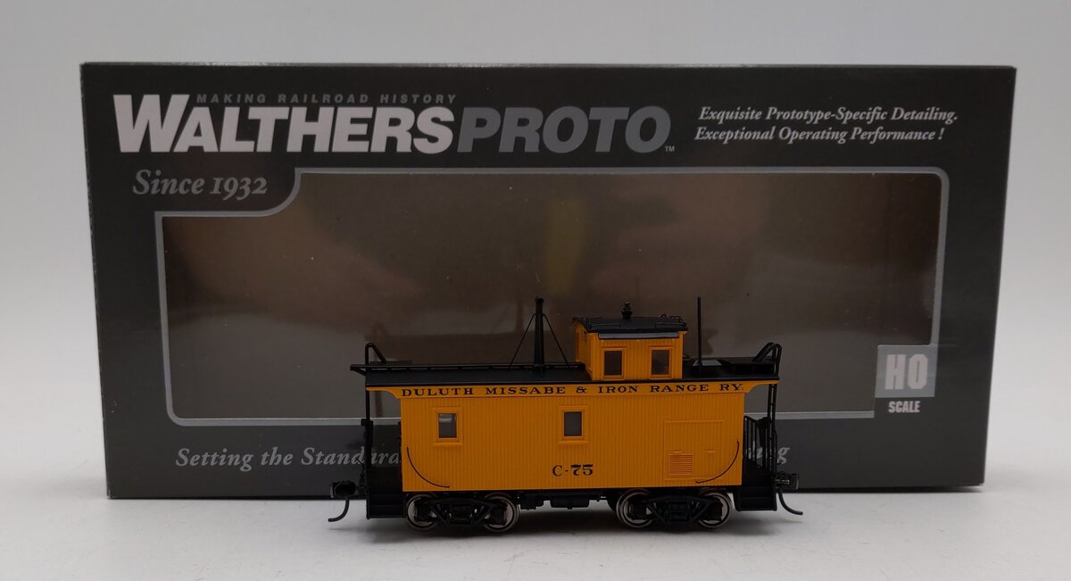 Walthers 920-103451 HO Duluth, Missabe & Iron Range Class G2 Wood Caboose #C-75 LN/Box