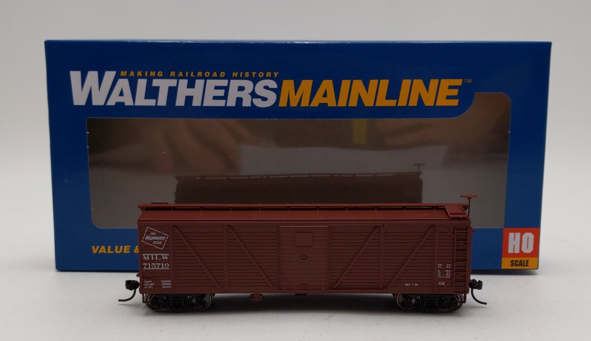 Walthers 910-40560 HO Milwaukee 40' Single-Sheathed Composite ARA Boxcar #715710 LN/Box