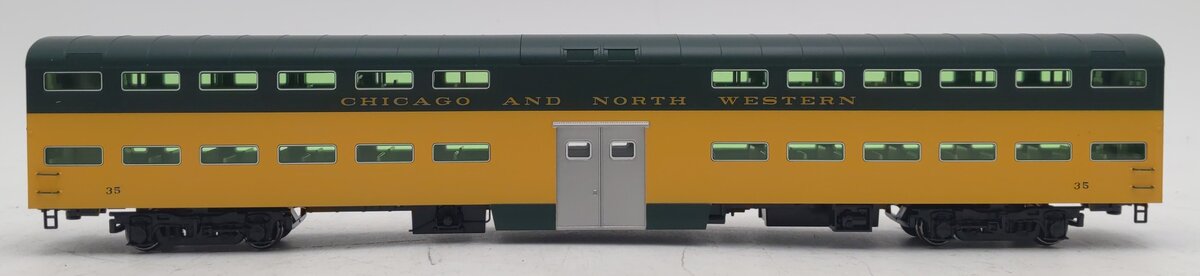 Kato 35-6041 HO Scale C&NW 6-Window Coach Car #35 EX/Box