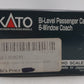 Kato 35-6041 HO Scale C&NW 6-Window Coach Car #35 EX/Box