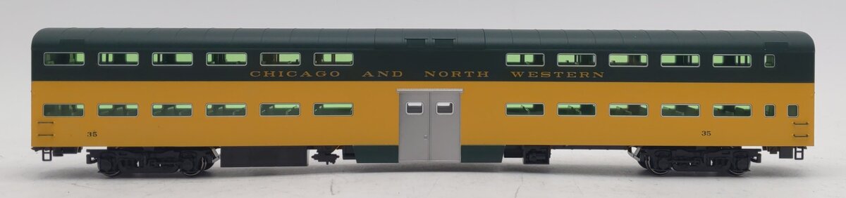 Kato 35-6041 HO Scale C&NW 6-Window Coach Car #35 EX/Box