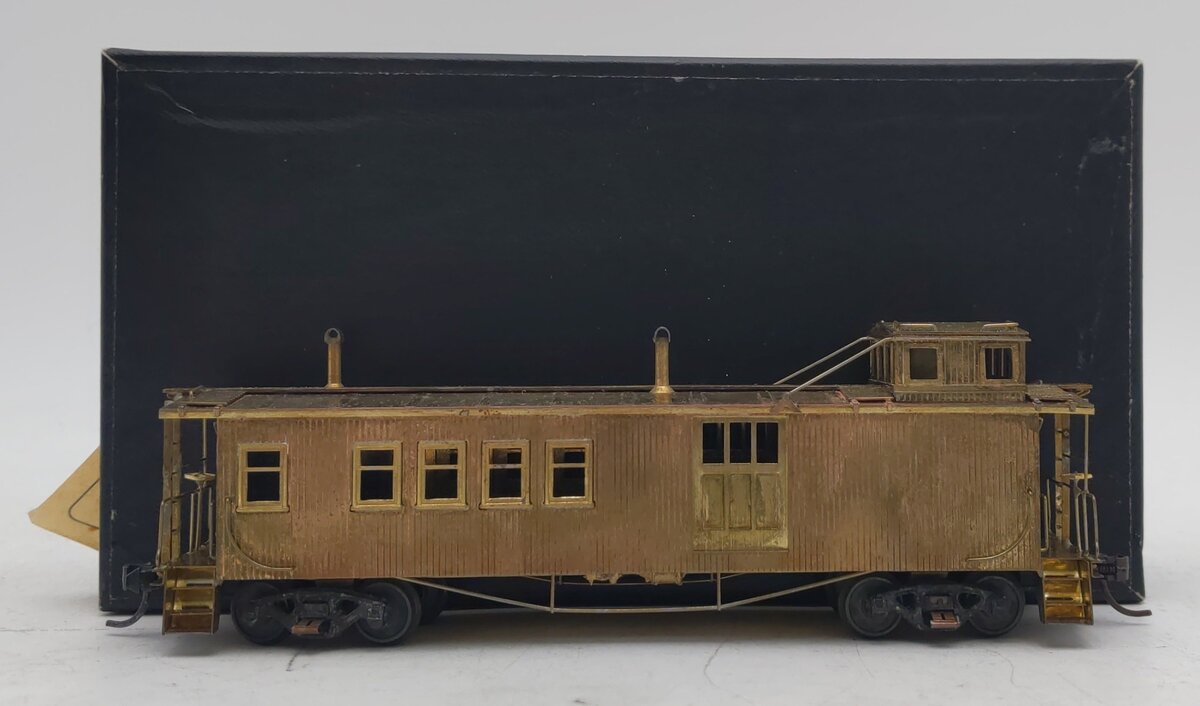 Hallmark Models HO Scale Brass Cotton Belt 2300 Class Caboose - Unpainted EX/Box