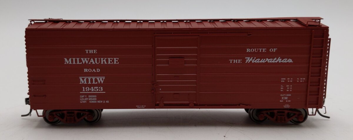 ExactRail HO Scale 19543 Milwaukee 3898 Ribside Boxcar EP-82002-5 LN/Box