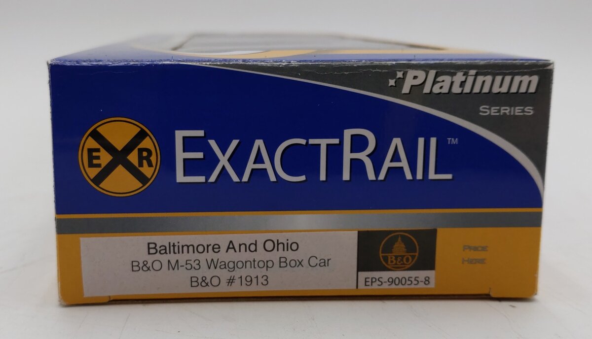 ExactRail EPS-90055-8 HO B&O M-53 Wagontop Box Car #1913 LN/Box