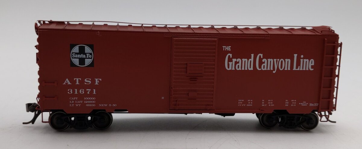 InterMountain 45430-02 HO Scale 40' PS-1 Single Door Boxcar ATSF GCL #31671 LN/Box