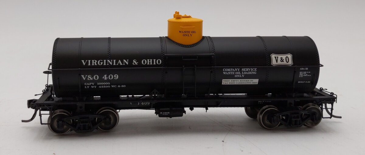 Tangent HFT-001-004 HO Scale Virginian & Ohio 409 Waste Oil Tank Car LN/Box