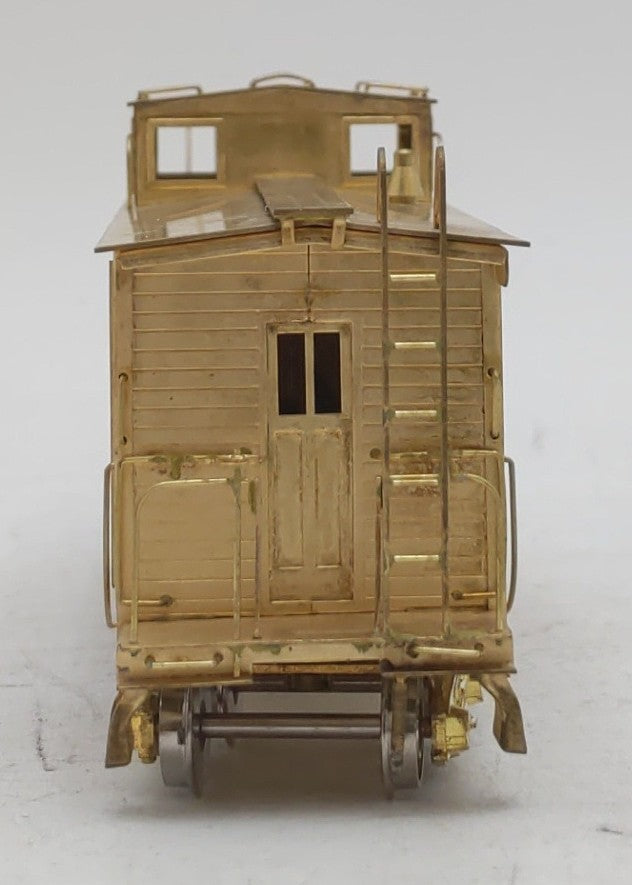 West Side Model Co. HO BRASS Western Pacific Outside Braced Caboose - Unpainted EX/Box