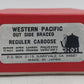 West Side Model Co. HO BRASS Western Pacific Outside Braced Caboose - Unpainted EX/Box