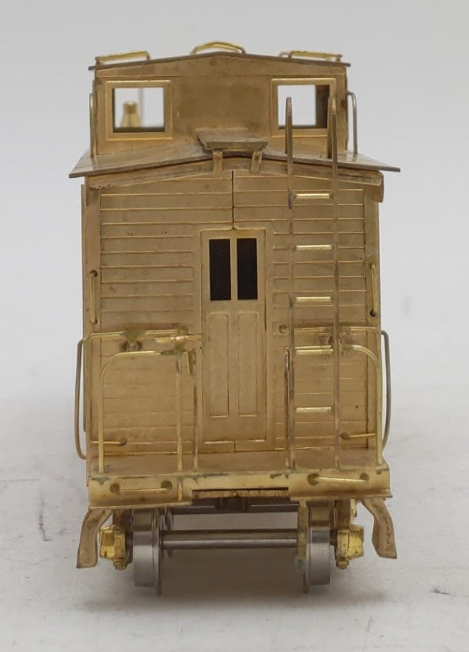 West Side Model Co. HO BRASS Western Pacific Outside Braced Caboose - Unpainted EX/Box