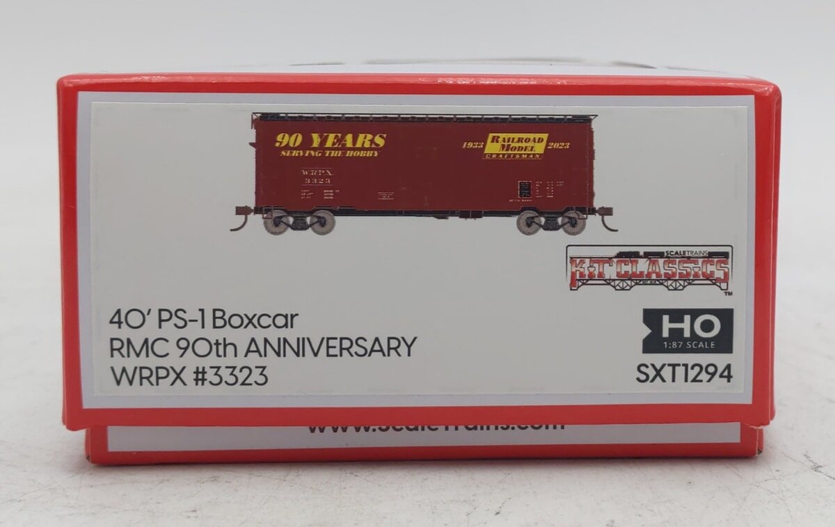 Scale Trains SXT1294 HO Scale WRPX RMC 90th Anniversary 40' PS-1 Boxcar #3323 NIB