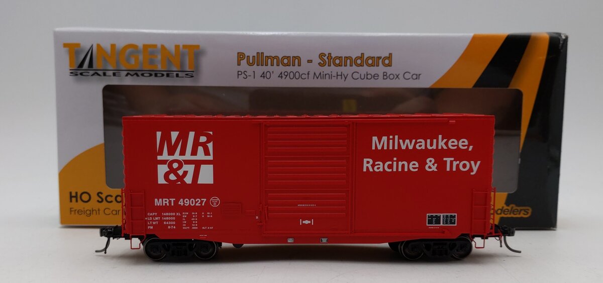Tangent HO Scale Pullman-Standard PS-1 40' Mini-Hy Cube Box Car 18032-02 MR&T LN/Box