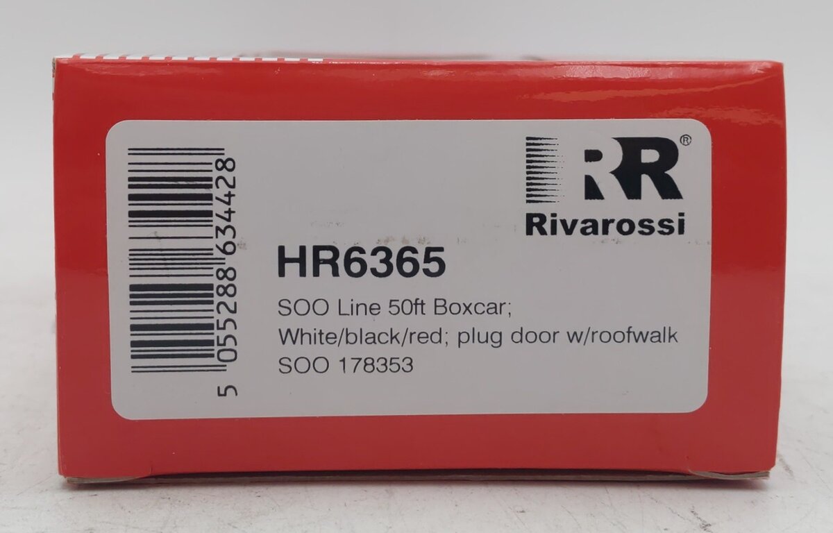 Rivarossi HR6365 HO Soo Line 50ft Boxcar with Plug Door and Roofwalk #178353