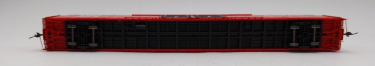Tangent HO 25070-01 MR&T86' High Cube Double Plug Door Box Car (Red Repained)