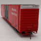 Tangent HO 25070-01 MR&T86' High Cube Double Plug Door Box Car (Red Repained)