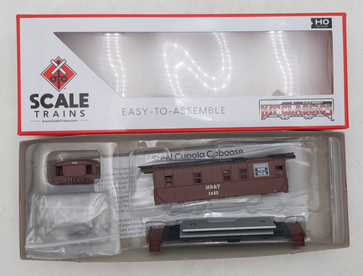 Scale Trains SXT1296 HO MR&T Steel Cupola Caboose #1423 Kit NIB