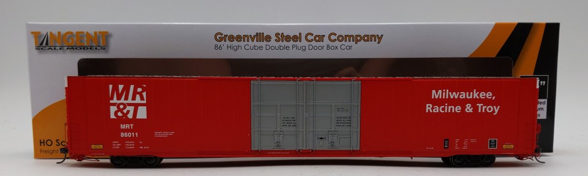 Tangent HO Scale Greenville Steel Car CO 66' (MR&T Red Repaint 25070-02) LN/Box