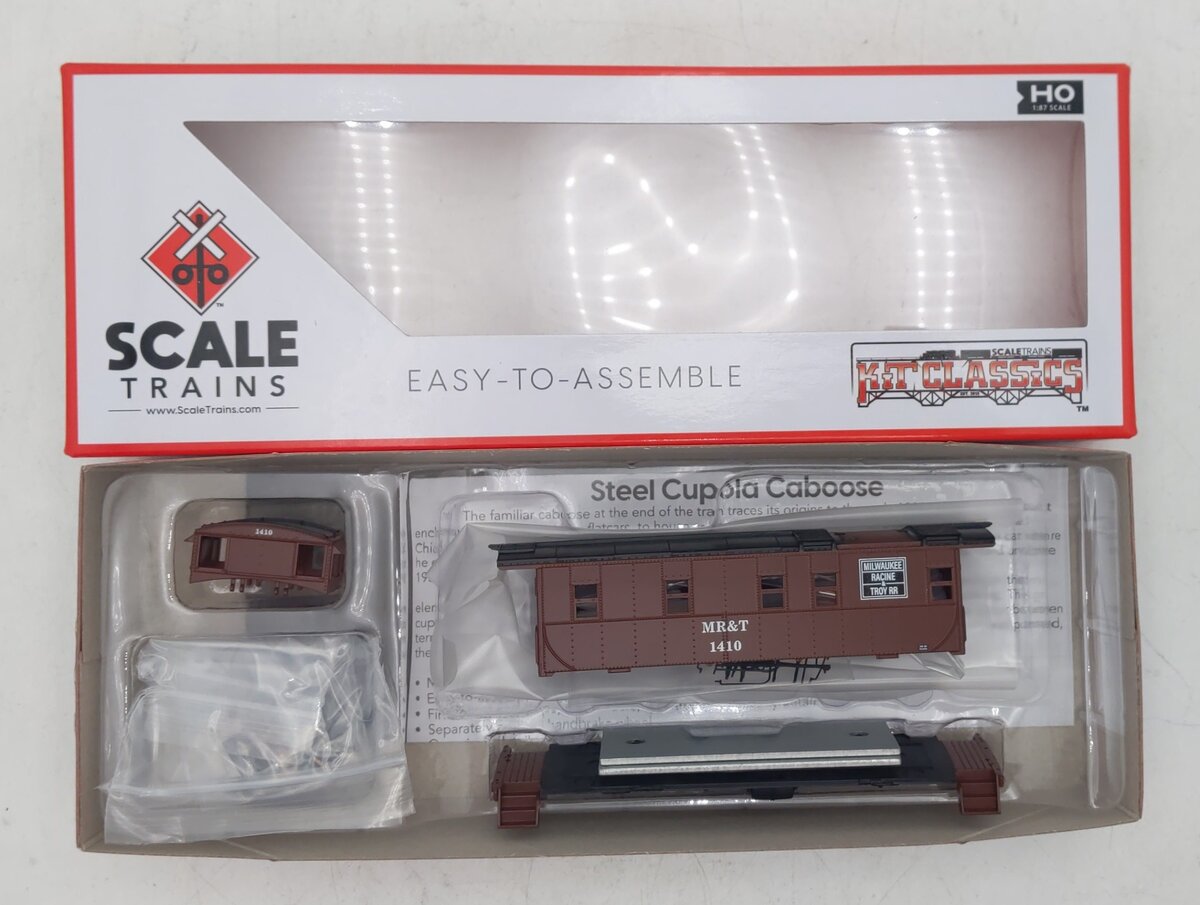 Scale Trains SXT1297 HO Scale MR&T Steel Cupola Caboose #1410 Kit NIB
