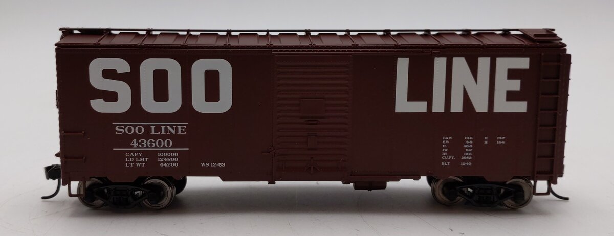 Walthers 910-2707 HO Soo Line 40' AAR Modified 1937 Boxcar #43600 LN/Box