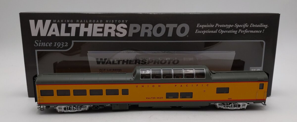 Walthers 920-18702 HO Union Pacific Walter Dean 85' ACF Lighted Dome Lounge LN/Box