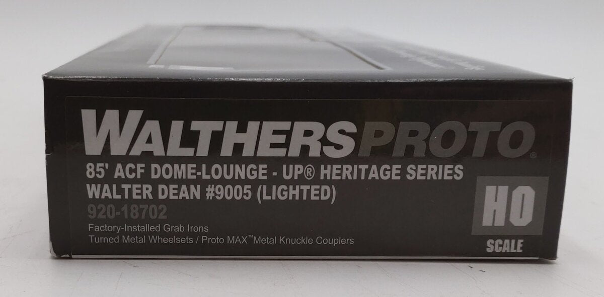 Walthers 920-18702 HO Union Pacific Walter Dean 85' ACF Lighted Dome Lounge LN/Box