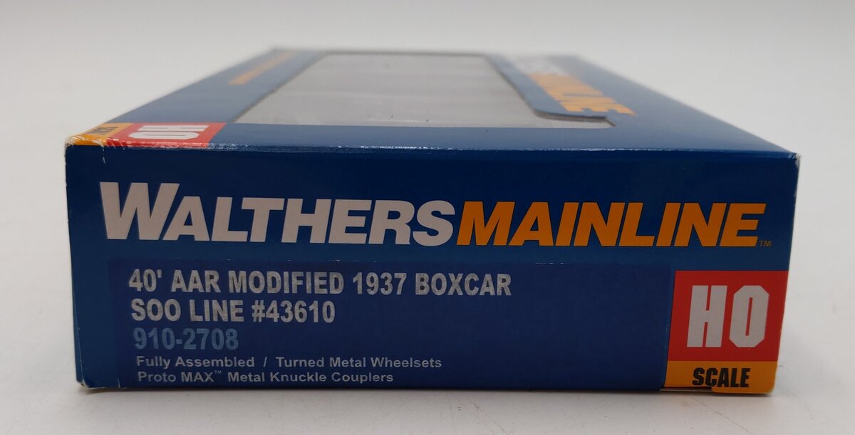 Walthers 910-2708 HO Soo Line 40' AAR Modified 1937 Boxcar #43610 LN/Box