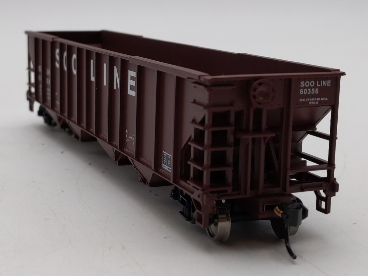 Walthers 910-1973 HO Soo Line 50' 100-Ton 4-Bay Hopper #60356 LN/Box