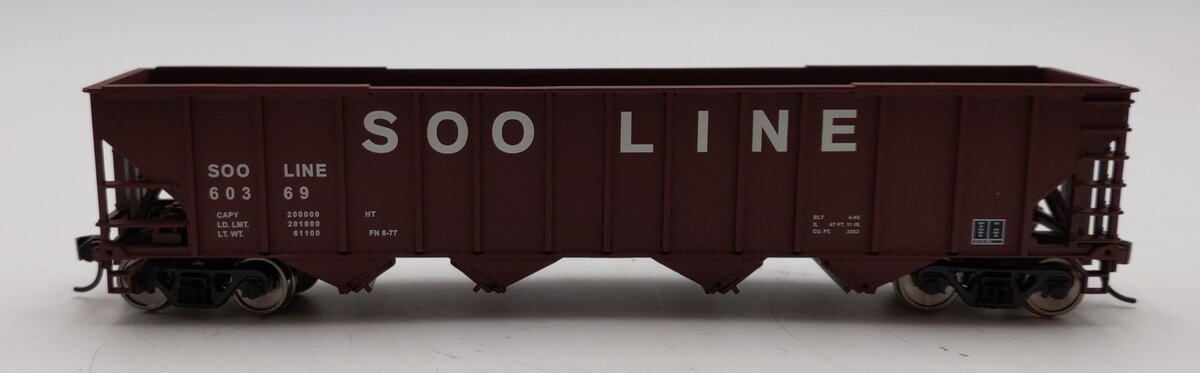 Walthers 910-1974 HO Soo Line 50' 100-Ton 4-Bay Hopper #60369 LN/Box